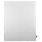 Mark Maker Legal Tabs - Letter Size - White - 1/25th cut - 25 tabs per package - 5 packages Pack - Number 173-White Single Tabs