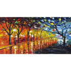 Designart Stroll Through Beauty Gallery-wrapped Canvas Art, (PT2026-32X16)-Print