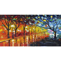Designart Stroll Through Beauty Gallery-wrapped Canvas Art, (PT2026-32X16)-Print