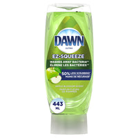 Dawn Ultra EZ-Squeeze Antibacterial Dishwashing Soap - Apple Blossom Scent - 443 mL-Dishwashing Liquid