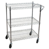 Oceanstar AUC1460 3-Tier Heavy Duty All-Purpose Utility Cart-4 heavy duty castors for easy portability