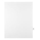Mark Maker Legal Exhibit Index Tab White Single Tabs, 1/15th Cut, Letter Size, No Holes, Number 87, 25 Pack-White Single Tabs, 1/15th Cut