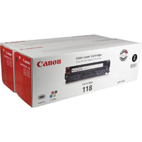 Canon 118 High-Yield Black Toner Cartridge, 2 Pack-Includes 2 cartridges of black toner