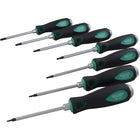 Gray Tools 7 Piece Torx Screwdriver Set, T8-T30-Contains Sizes: T8, T10, T15, T20, T25, T27, & T30.