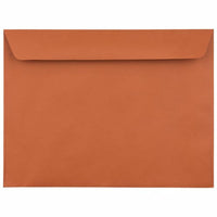 JAM Paper Booklet Envelopes - 9" x 12" - Dark Orange - 50 Pack -Colour: Dark Orange