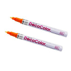 Marvy Uchida Fine-Line Opaque Paint Markers - Orange - 2 Pack-Marker Tip: Fine Point