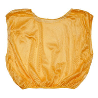 Champion Sports Nylon Micro Mesh Scrimmage Vest, Youth, Gold, 12 Pack (CHSSVYGD)-Made of 100 percent nylon micro mesh