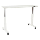 Proline 6' Pneumatic Height Adjustable Table, White-One touch pneumatic height adjustment