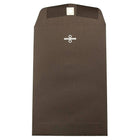 JAM Paper 6 x 9 Open End Clasp Catalogue Premium Envelopes, Chocolate Brown, 25 Pack-Chocolate Brown
