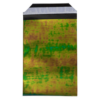 JAM Paper Foil Envelopes with Self Adhesive Closure, 5.25 x 8, Open End, Green Metallic, 25 Pack (1323270)-Green