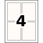 Avery Rectangle Hemp Labels - 4-3/4" x 3-1/2" - Beige - 40 Labels-8