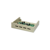 Manhattan USB 2.0 Hi-Speed Internal Bay Hub-Mounts in any 3.5 inch drive bay