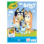 Crayola Colouring Book - 96 Pages - Bluey-KIDS COLOURING BOOK: Creative kids will love embellishing the adventures of Bluey!