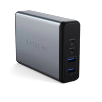 Satechi-108W Pro Type-C Desktop Charger- Space Grey-Two USB-A charging ports - up to 12W combined