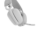 Logitech Zone Vibe 100 Lightweight Wireless Over Ear Headphones with Noise Canceling Microphone - Off-White-Wireless freedom: Seamlessly switch between your devices with multipoint Bluetooth headphones, and enjoy up to 18 hours of wireless use with each charge