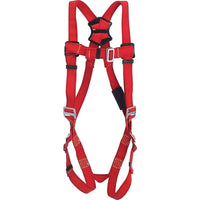 Protecta Pro Welders Harnesses with Back D-Rings and Pass-Through Leg Connections-Heat and flame resistant webbing made from mod acrylic over Kevlar and polyester