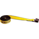 Kinedyne Winch Straps, Flat Hook, 2" W x 30' L, 3335 Lbs. (1513 Kg) Working Load Limit - 4 Pack-Length: 30'