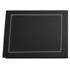 St. James Classic Certificate Holders, Black Linen, Gold Foil, 5 Pack-Elegant classic gold foil design
