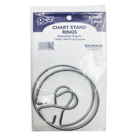 Pacon Chart Stand Rings, 3", 2 Pack (PAC74440)-Dimensions: 3"