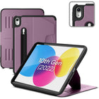 Zugu Magnetic Folio Case for iPad 10th Gen 10.9” (2022) and iPad A16 11th Gen (2025) - Purple (Berry)-Magnetic Folio Cover in Purple (Berry)