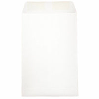 JAM Paper 6" x 9" Open End Catalog Envelopes with Clasp Closure - White - 25 Pack-Colour: White