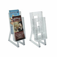 Azar Displays Modular Brochure Holder, 9" x 4.12", 2 Pack (252331)-Brochure Holder