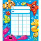 Trend Sea Buddies Incentive Pad, 6 Pack-Space for name, dates, and activity help engage students in setting goals, recognizing achievement.