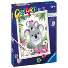 Ravensburger CreArt Koala Cuties Painting By Numbers Kit-Painting is a fun, creative activity that can also improve dexterity and concentration while providing a sense of satisfaction