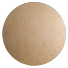 Flash Furniture 72" Round HEAVY DUTY Birchwood Folding Banquet Table with METAL Edges-661 lb. Static Load Capacity