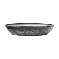 Maxwell & Williams Granite Oval Bowl - 10" - Black - 4 Pack-Dinnerware