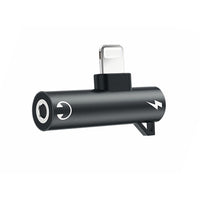Speedex 2 In 1 lightning to 3.5mm Audio Adapter & Lightning Charging Port-Support 3.5mm headphone cable and lightning charging socket
