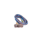 SCN Industrial Arctic Blue All-Weather Tpe-Rubber Lighted End Extension Cord, 25' - 2 Pack-Amps 15 A