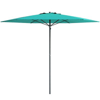CorLiving UV and Wind Resistant Beach/Patio Umbrella, Blue (PPU-660-U)-2.25m / 7.5ft umbrella for beach use, or can be used with a patio table and umbrella base (not included)