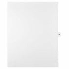 Mark Maker Legal Exhibit Index Tab White Single Tabs, 1/15th Cut, Letter Size, No Holes, Number 98, 25 Pack-White Single Tabs, 1/15th Cut