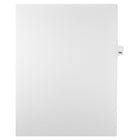 Mark Maker Legal Tabs - Letter Size - White - 1/25th cut - 25 tabs per package - 5 packages Pack - Number 184-White Single Tabs