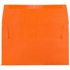 JAM Paper A10 Invitation Envelopes, 6 x 9.5, Brite Hue Orange Recycled, 250 Pack (95922H)-Blank interior for personalized message