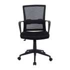 TygerClaw Mid Back Mesh & Fabric Office Chair-Custom comfort at your fingertips with easy height adjustment and smooth 360° swivel for perfect positioning