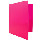 JAM Paper Plastic Heavy Duty Folder, Fuchsia, 12 Pack (383Hfug)-4