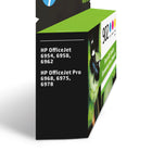 HP 902 Cyan, Magenta & Yellow Original Ink Cartridges, 3 Pack (T0A38AN)-Cartridge yield (approx.) per cartridge: 315 pages cyan, 315 pages magenta, 315 pages yellow