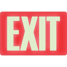 Headline Sign Glow-in-the-Dark EXIT Sign, 8" x 12"-Made of durable styrene