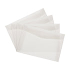 JAM Paper 6 x 9 Translucent Vellum Booklet Envelopes, Clear, 50 Pack-Gum