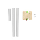 Flash Furniture Bright Beginnings Commercial Grade 10 Piece Modular STEAM Wall STEAM Accessories- Pipe Builder Hand Pump-Fun Way to Learn Simple Engineering