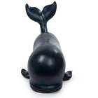 Truu Design Whale Figurine, 22 inches, Navy Blue-Made from polyresin and painted in a deep blue polish