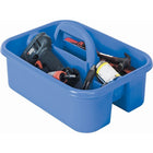 Quantum Storage Systems Supply Caddy, 5.5" x 13-3/8" x 13-3/8", Blue - 4 Pack-Colour: Blue