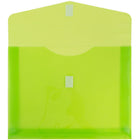 JAM Paper Plastic Envelopes with VELCRO Brand Closure, 2" Expansion, 9.75x13, Assorted Colors, 18 pack (218V2oliprysg)-5