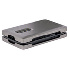 StarTech USB-C Multiport Adapter with USB-C Video/4K HDMI/VGA - Dual Monitor Docking Station-Flexible video: 1x 4K 60Hz HDMI or USB-C DP Alt Mode video, or 2x 4K 30Hz HDMI + USB-C (discrete DP 1.4 GPU) - 1x 4K 30Hz HDMI or USB-C, or 4K 30Hz + 1080p 60Hz in dual monitor (integrated DP 1.4 GPU) - 1x 4K 30Hz HDMI or USB-C, or 2x 1080p (DP 1.2 GPU)
