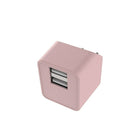 Basic Tech Dual USB Wall Charger - Pink-5