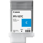 Canon PFI-107 Cyan Ink Cartridge, 130 ml-IMAGEPROGRAF IPF670, IPF680, IPF685, iPF770, IPF780, IPF785