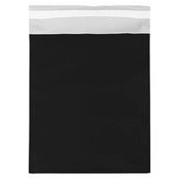 JAM Paper Foil Envelopes with Self Adhesive Closure, 9 x 12, Open End, Black, 100 Pack (01323290B)-Black