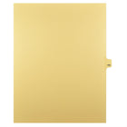 Mark Maker Legal Tabs - Letter Size - Buff - 1/25th cut - 25 tabs per package - 5 packages Pack - Number 163-Buff Single Tabs